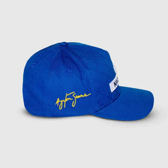 Ayrton Senna F1 Nacional Quilted Hat - Blue