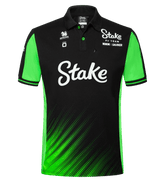 Stake F1 Kick Sauber 2025 Men's Team Polo Shirt - Black
