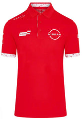 Nissan Formula E S12 x Reflo Men's Replica Polo Shirt - Red