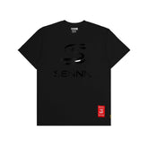 Ayrton Senna F1 Relaxed Fit Logo T-Shirt - Black/Red