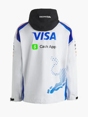 Visa Cash App RB F1 2025 Rain Jacket - White