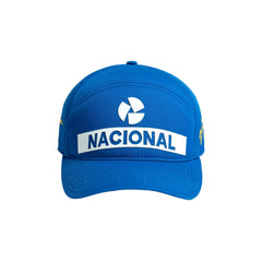 Ayrton Senna F1 Nacional Replica Baseball Hat - Blue