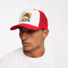 Ayrton Senna F1 Senninha Trucker Hat - Red