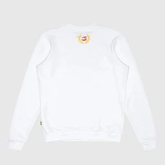 Ayrton Senna F1 Senninha Oversized Sweatshirt - White/Blue