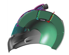 STILO TOP AIR SYSTEM WITH ADJUSTMENT-ALUMINUM OVAL Large SHELL