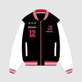 Ayrton Senna F1 Varsity Jacket - Black
