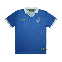 Ayrton Senna F1 94 Relaxed Fit Jersey - Blue/Yellow