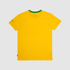 Ayrton Senna F1 Brazil T-Shirt - Yellow