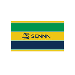 Ayrton Senna Flag - Navy