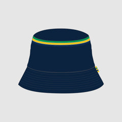 Ayrton Senna F1 Reversible Bucket Hat - Navy