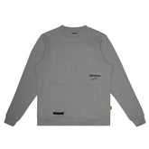 Ayrton Senna F1 Signature Crew Sweatshirt - Ash/Black