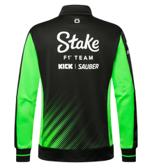 Stake F1 Kick Sauber 2025 Men's Team 1/4 Zip Sweatshirt - Black