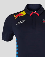 Red Bull Racing F1 Women's Max Verstappen Team Polo Shirt- Navy