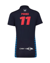 Red Bull Racing F1 Women's Sergio "Checo" Perez Team Polo Shirt- Navy