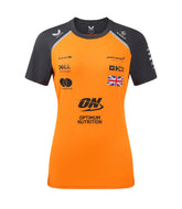 McLaren F1 Women's 2025 Lando Norris Team Drivers T-Shirt- Papaya/Phantom