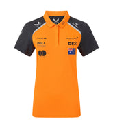 McLaren F1 Women's 2025 Oscar Piastri Team Drivers Polo Shirt- Papaya