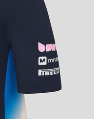 Alpine Racing F1 2025 Kids Team T-Shirt- Navy