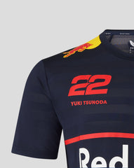 Red Bull Racing F1 Kid's 2025 Yuki Tsunoda Team T-Shirt - Youth Navy
