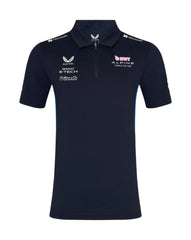 Alpine Racing F1 2025 Men's Team Polo Shirt- Navy