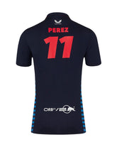 Red Bull Racing F1 Men's Sergio "Checo" Perez Team Polo Shirt- Navy