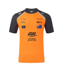 McLaren F1 Men's 2025 Oscar Piastri Team Set Up T-Shirt - Papaya/Phantom