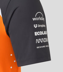 McLaren F1 Men's 2025 Oscar Piastri Team Set Up T-Shirt - Papaya/Phantom