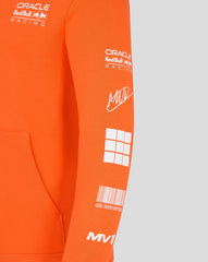 Red Bull Racing F1 Max Verstappen Puzzle Pullover Hoodie - Exotic Orange
