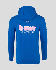 Alpine Racing F1 2025 Team Full Zip Hoodie - Lapis Blue