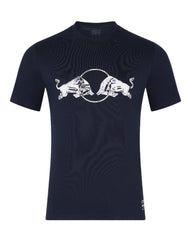 Red Bull Racing F1 Graphic Bull T-Shirt - Brilliant White/Navy