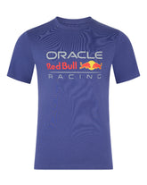 Red Bull Racing F1 Kids Large Front Logo T-shirt - Youth Navy/White/Blue/Gray