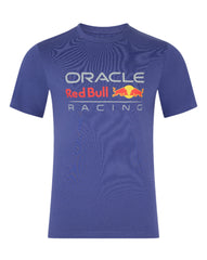 Red Bull Racing F1 Large Front Logo T-shirt - Gray/White/Navy/Blue