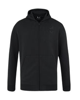 Alpine Racing F1 Dual Brand Full Zip Hoodie - Caviar Black