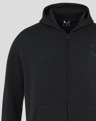 Alpine Racing F1 Dual Brand Full Zip Hoodie - Caviar Black