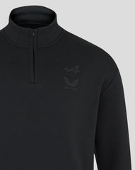 Alpine Racing F1 Dual Brand 1/4 Zip Pullover - Caviar Black