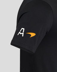Arrow McLaren Indy Car Christian Lundgaard T-Shirt - Cavier Black