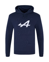 Alpine Racing F1 Core Essential Pullover Hoodie - Black Iris/Lapis Blue