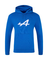 Alpine Racing F1 Kids Core Essential Pullover Hoodie - Youth Lapis Blue