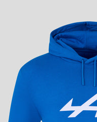 Alpine Racing F1 Kids Core Essential Pullover Hoodie - Youth Lapis Blue