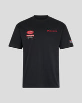 Honda Racing Repsol Distressed Logo Oversized T-Shirt- Black