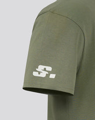 Alpine Racing F1 Silverstone Oversized T-Shirt - Egret/Deep Lichen Green