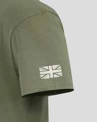 Alpine Racing F1 Silverstone Oversized T-Shirt - Egret/Deep Lichen Green
