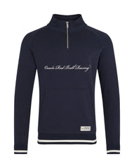 Red Bull Racing F1 Heritage Script 1/4 Zip Sweater - Navy