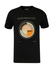 McLaren F1 Oscar Piastri Circular T-Shirt - Caviar Black