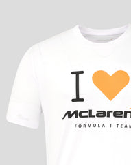 McLaren F1 "I Heart McLaren" Silverstone T-Shirt - White