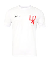 McLaren F1 Lando Norris Silverstone T-Shirt - White/Black