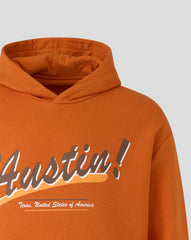 McLaren F1 USA Austin GP Stripe Sleeve Hoodie - Burnt Orange