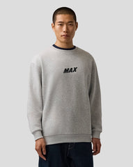 Red Bull Racing F1 Max Verstappen Small Logo Sweatshirt - Grey
