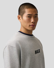Red Bull Racing F1 Max Verstappen Small Logo Sweatshirt - Grey
