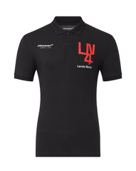 McLaren F1 Lando Norris Silverstone Drivers Polo - Black