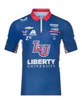 NASCAR Hendrick Motorsport William Byron #24 Liberty University Polo Shirt - Blue